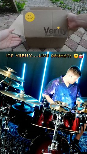 Its Verity.....Live Drums ?!? 🥁 🙂

#verity #explorepage✨ #drums #minecraft @horrorskunx