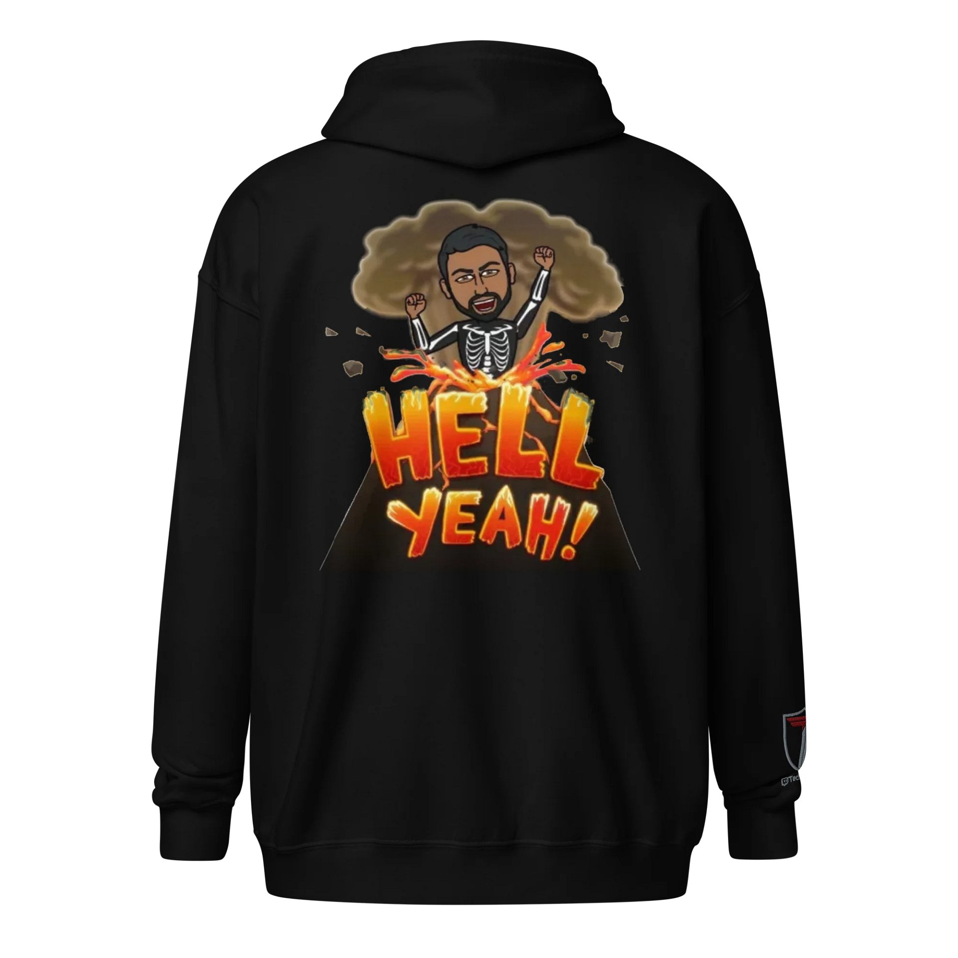 Techy Hell Yeah! zip-up Hoodie product image (8)
