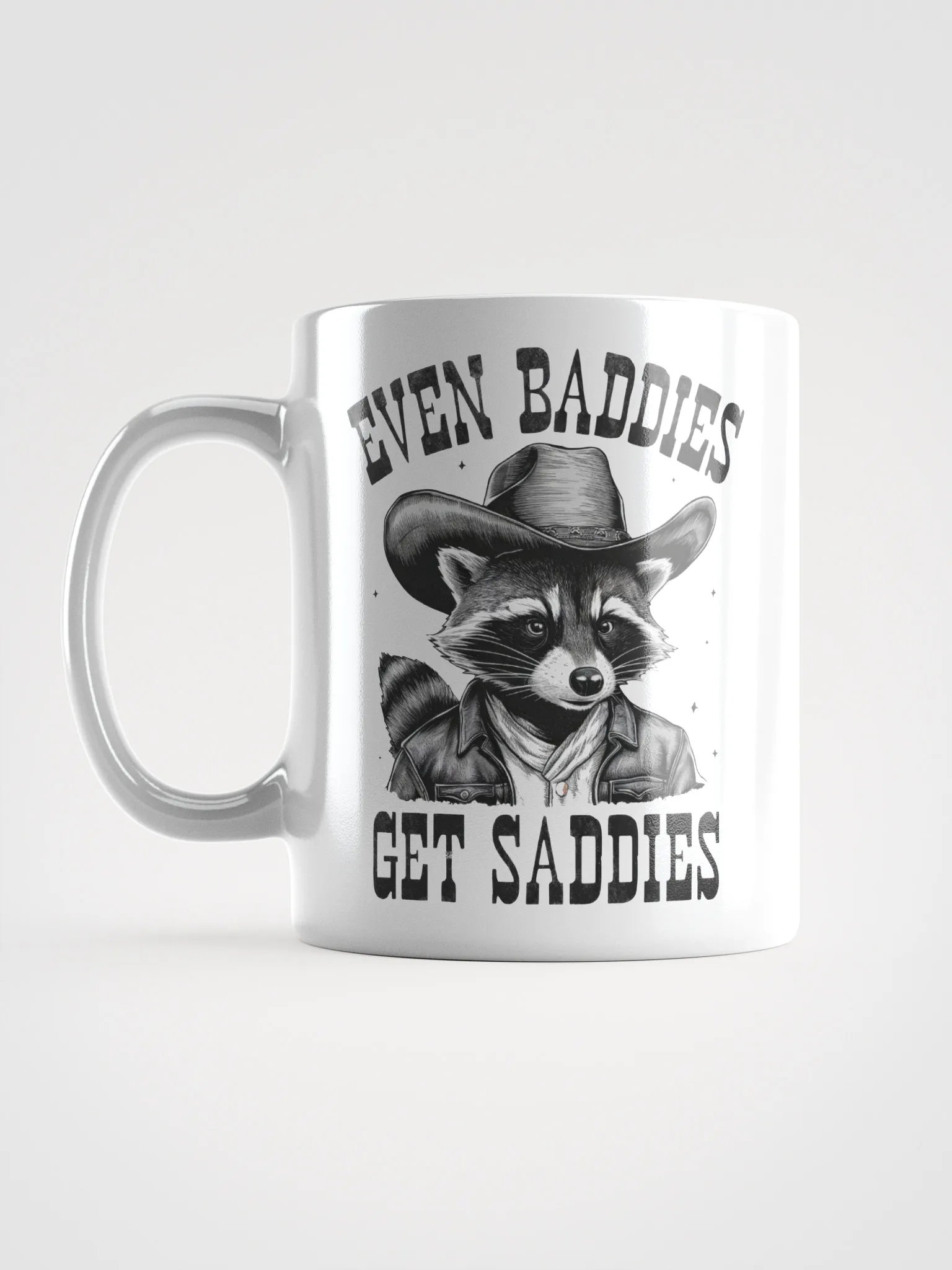 Even Baddies Get Saddies Raccoon Mug product image (17)