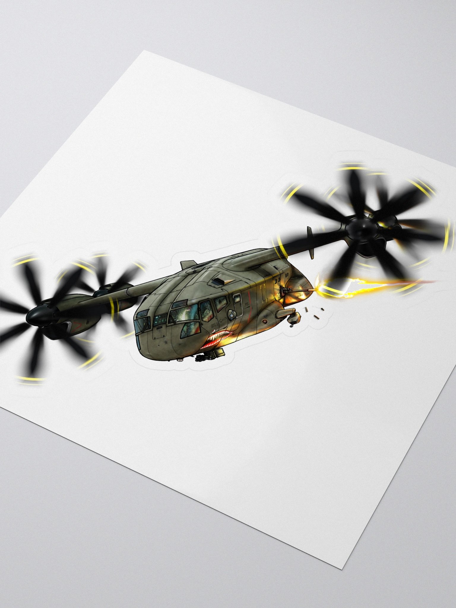 Tarantula - Olive Drab (5.5 inch Sticker) product image (3)