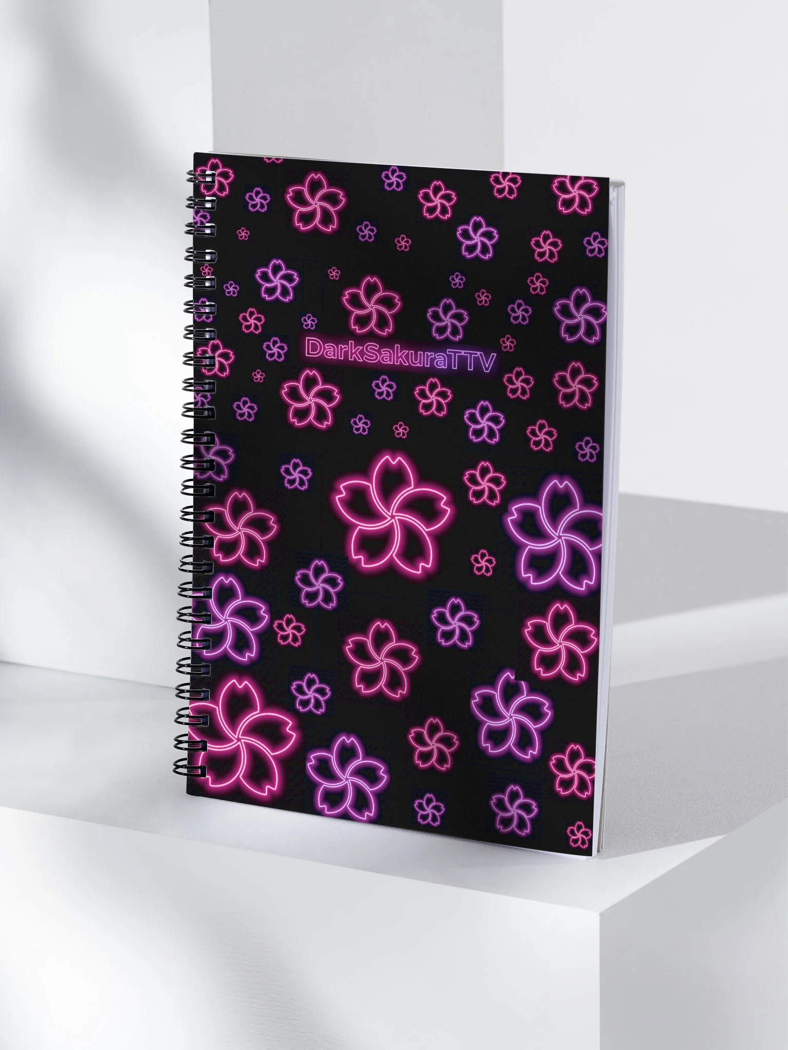DarkSakuraTTV Neon Logo Notebook product image (4)
