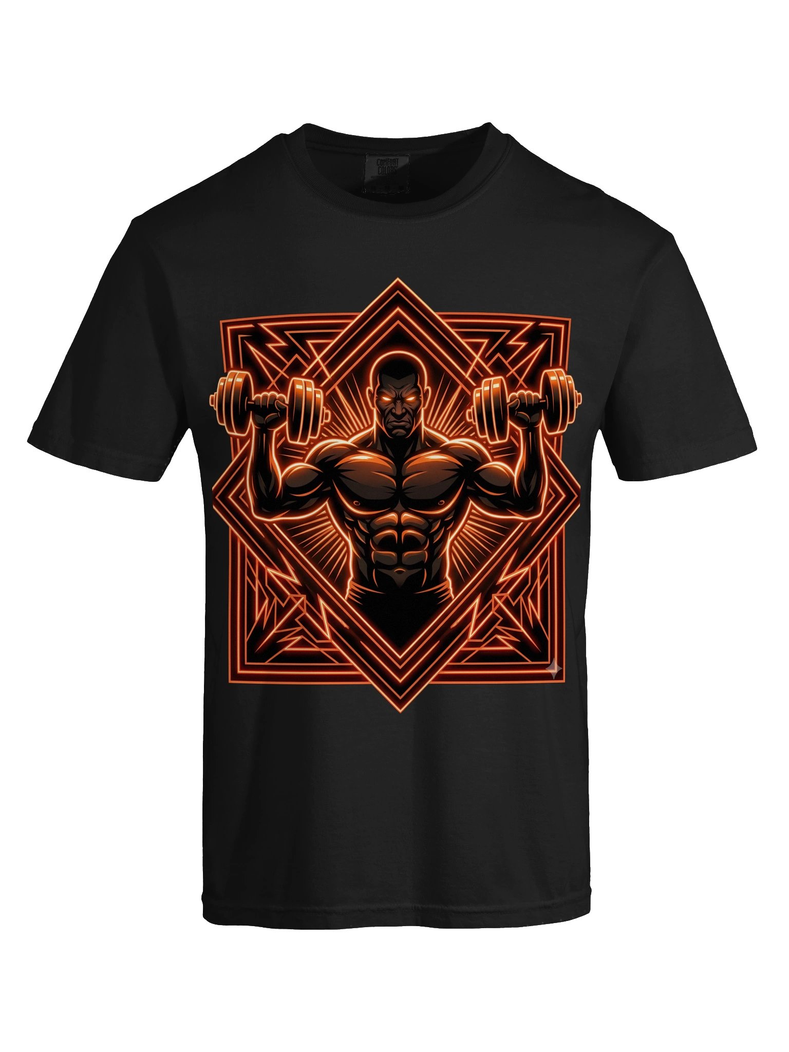 Iron Sigil Geometric Bodybuilder Gym T-Shirt for Lifters product image (1)