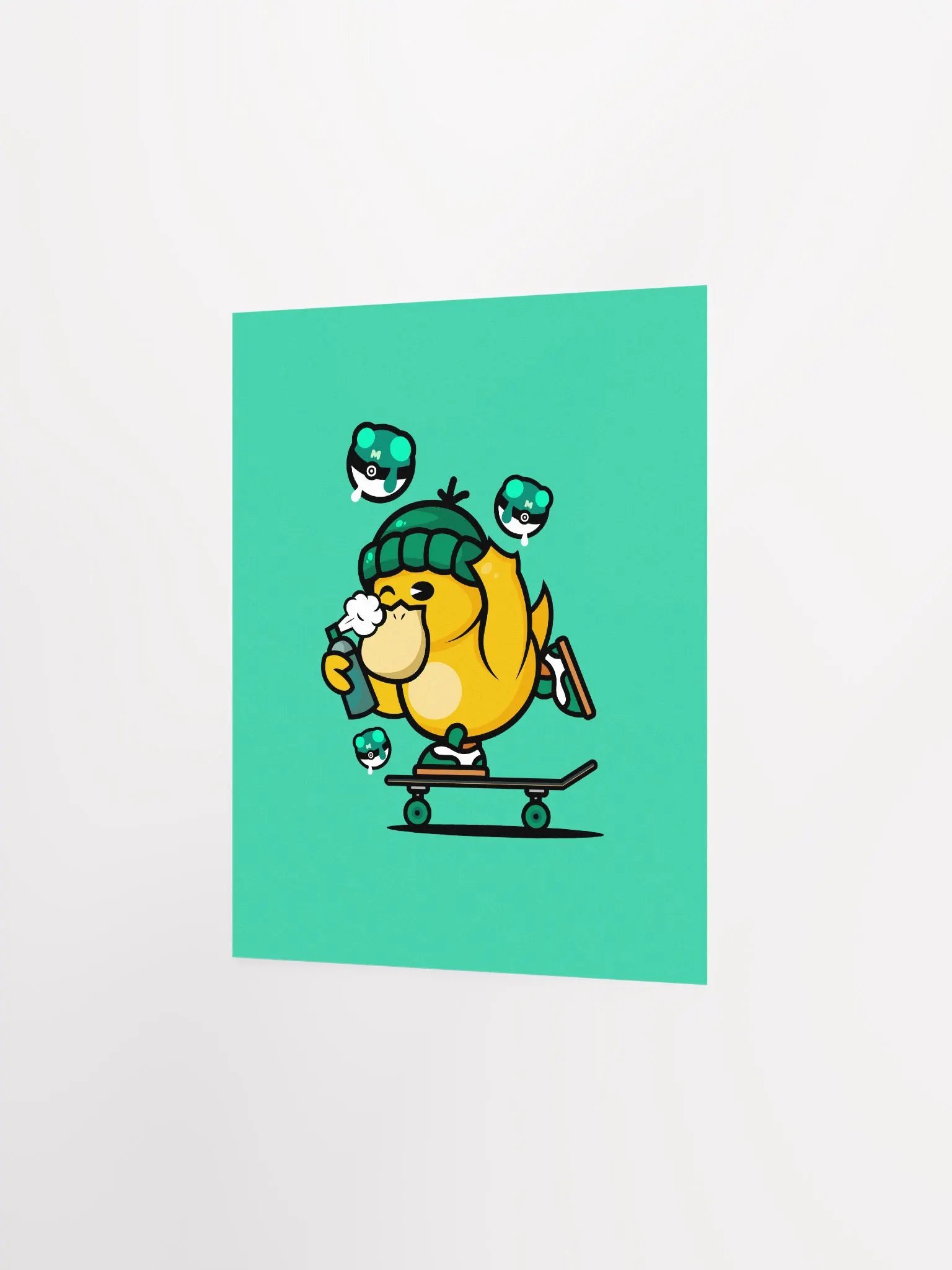 Confused Duck Poster Print product image (7)