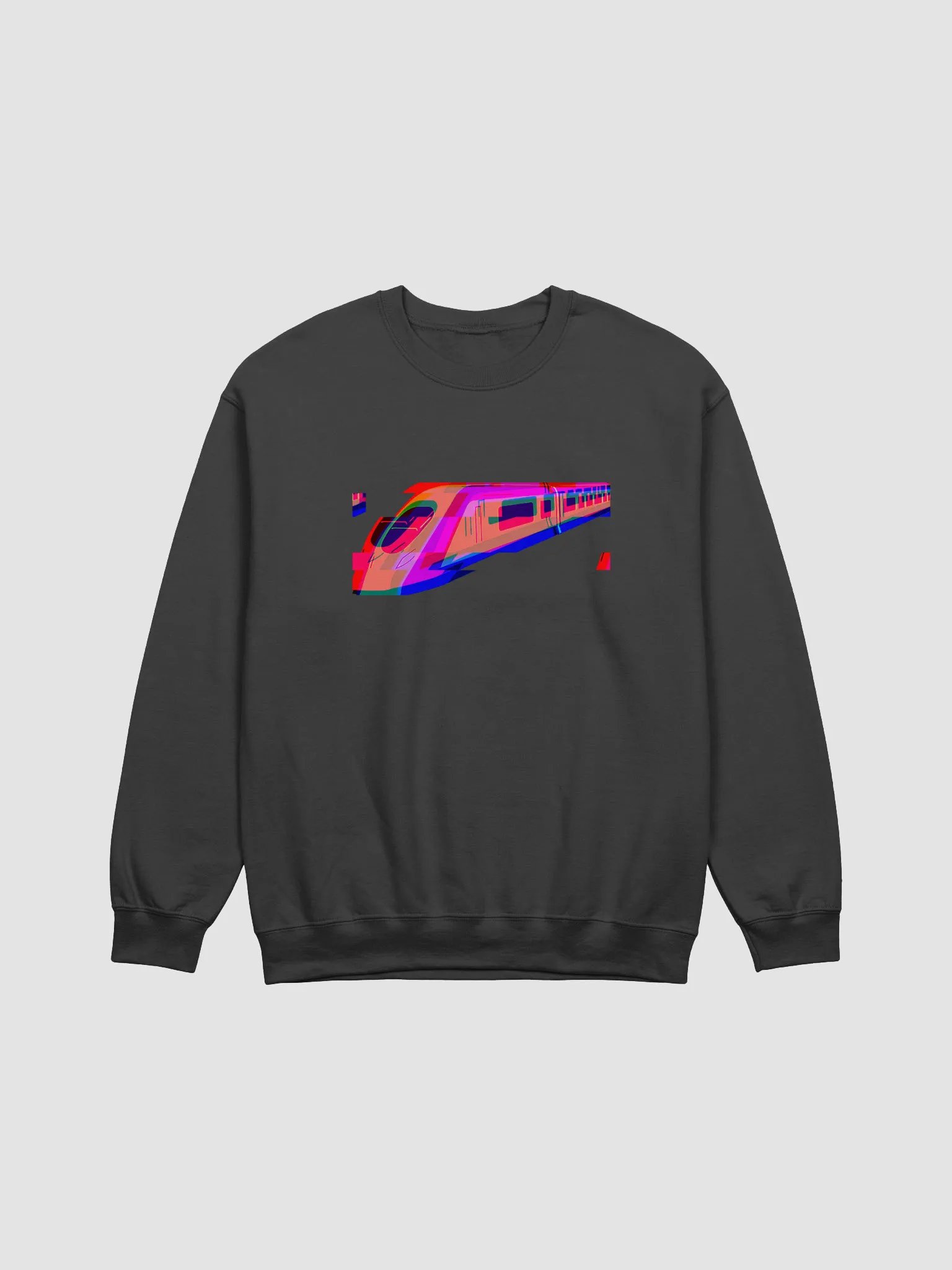 Glitch Train Unisex Sweatshirt product image (1)
