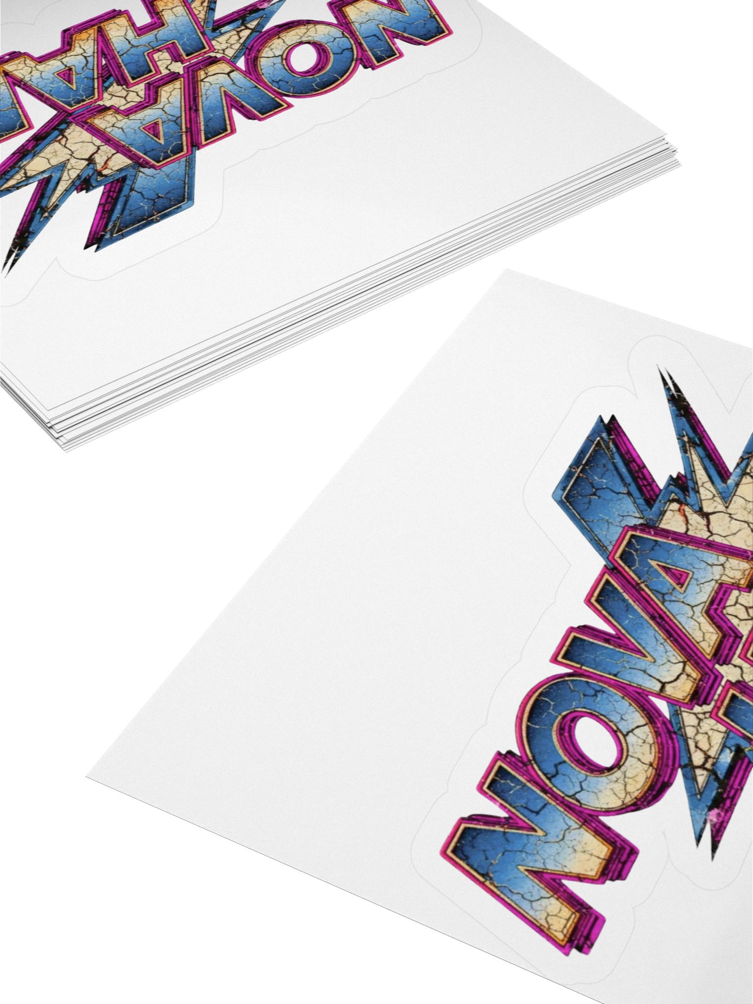Distressed Logo Sticker product image (4)