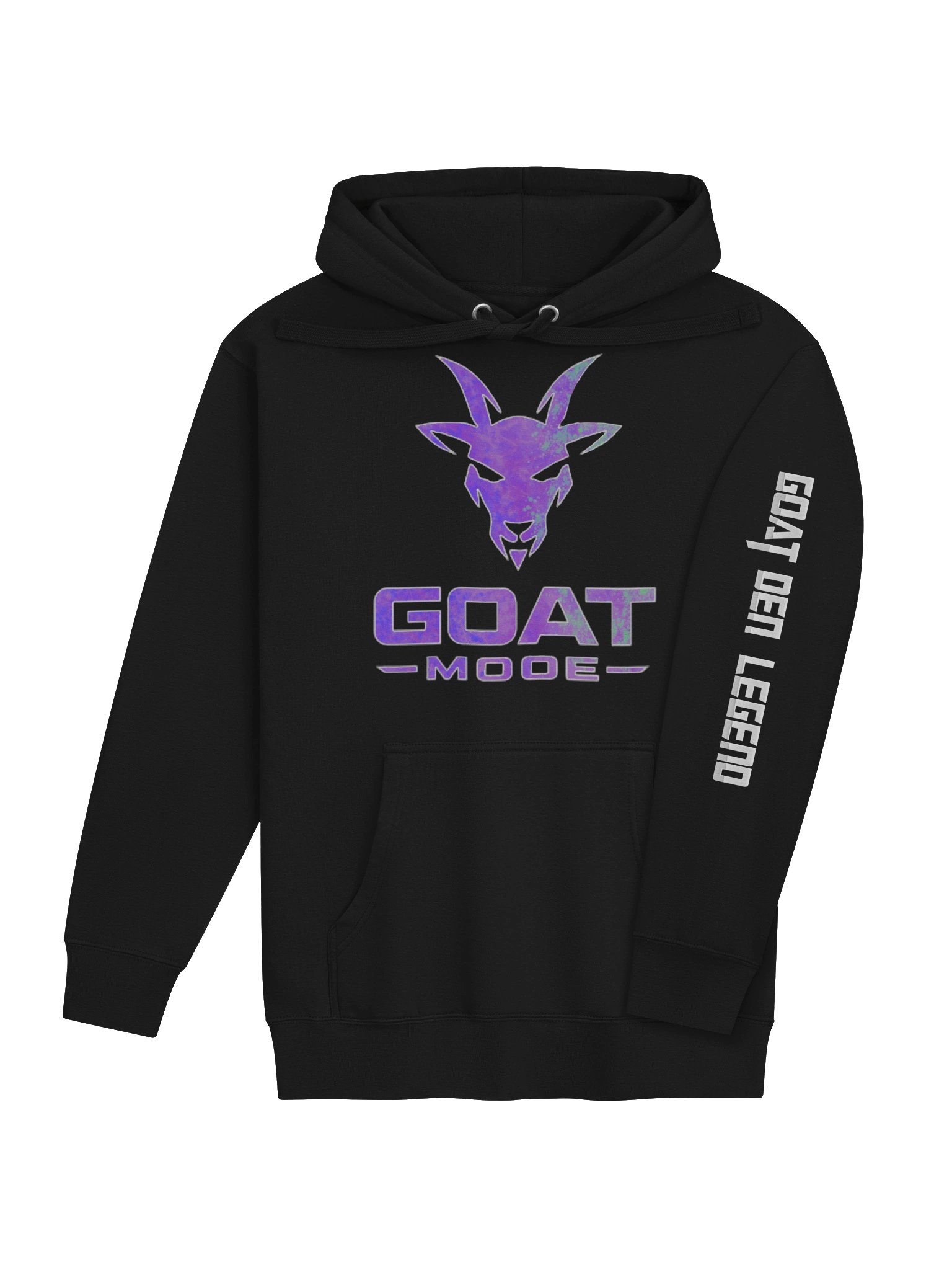 GOAT-MOOE Purple Horned Logo Hoodie product image (4)