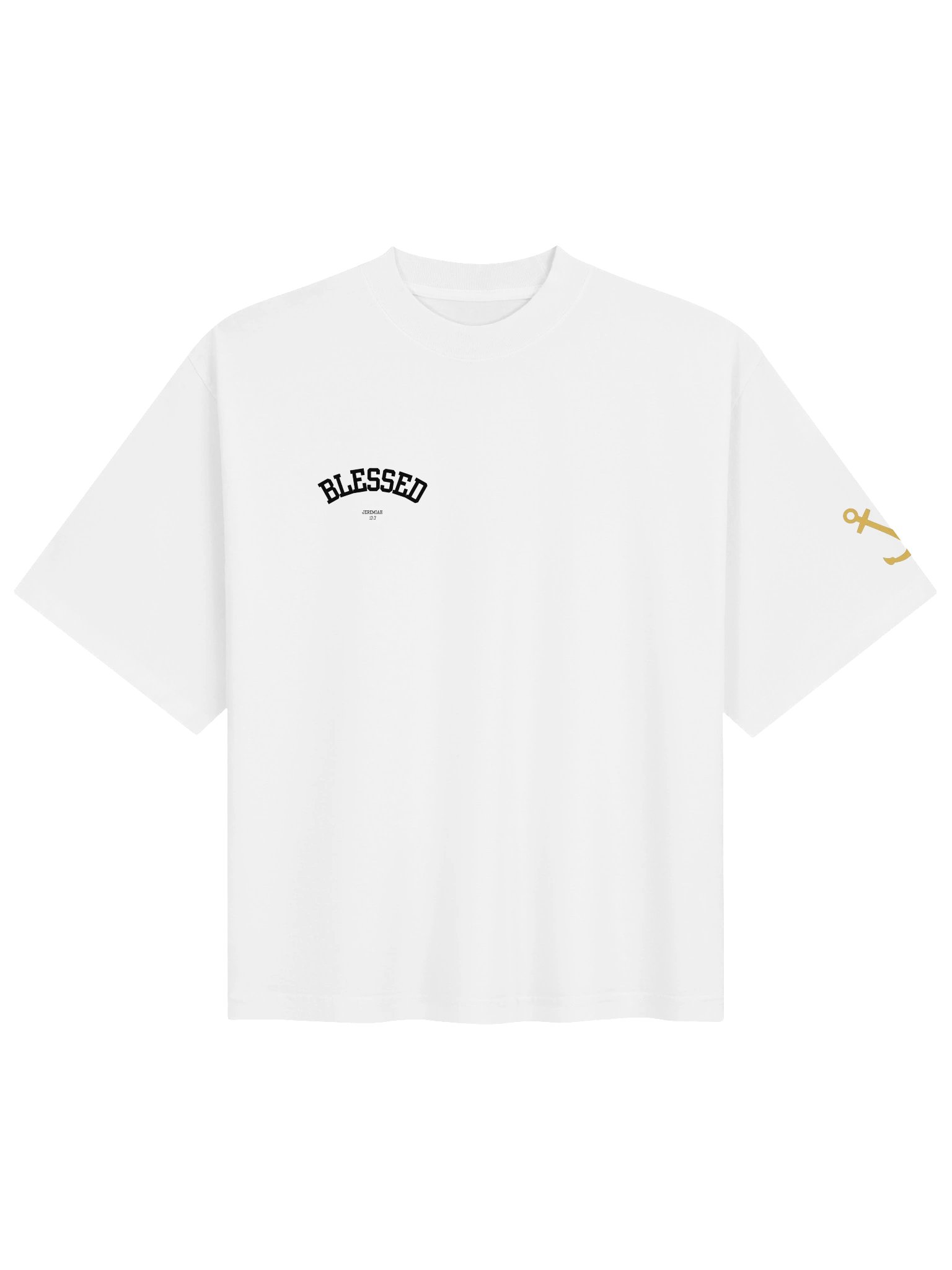 Blessed Oversized Tee (White) product image (1)