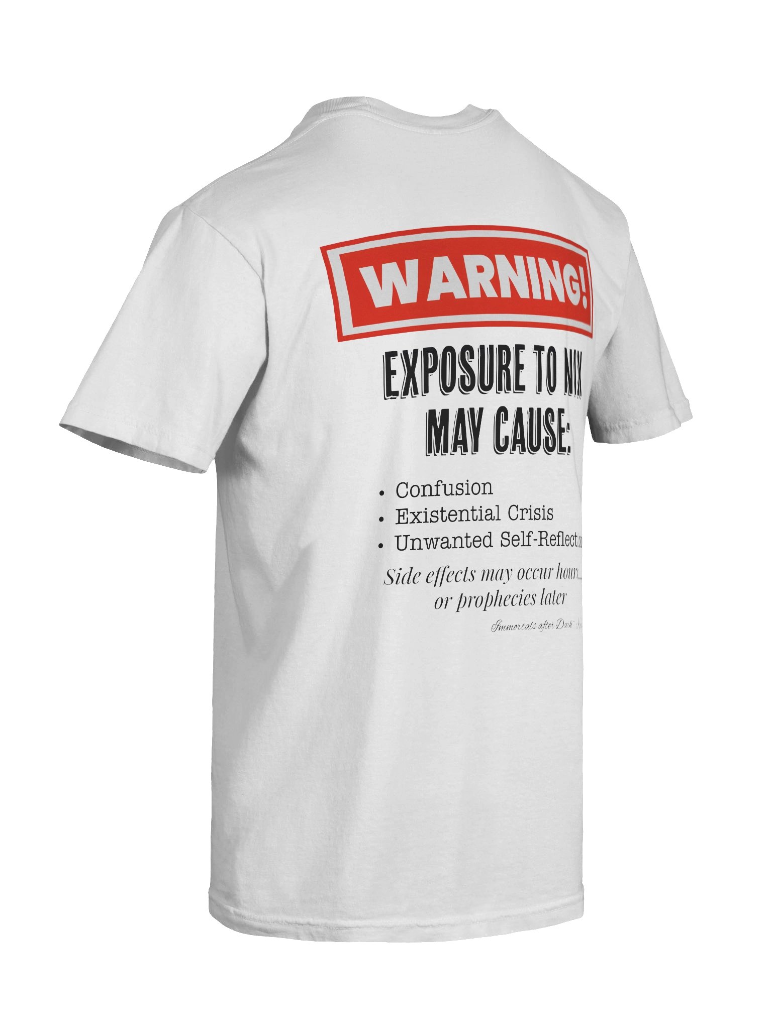 Nix Warning Label Classic Tee- Light Colors product image (83)