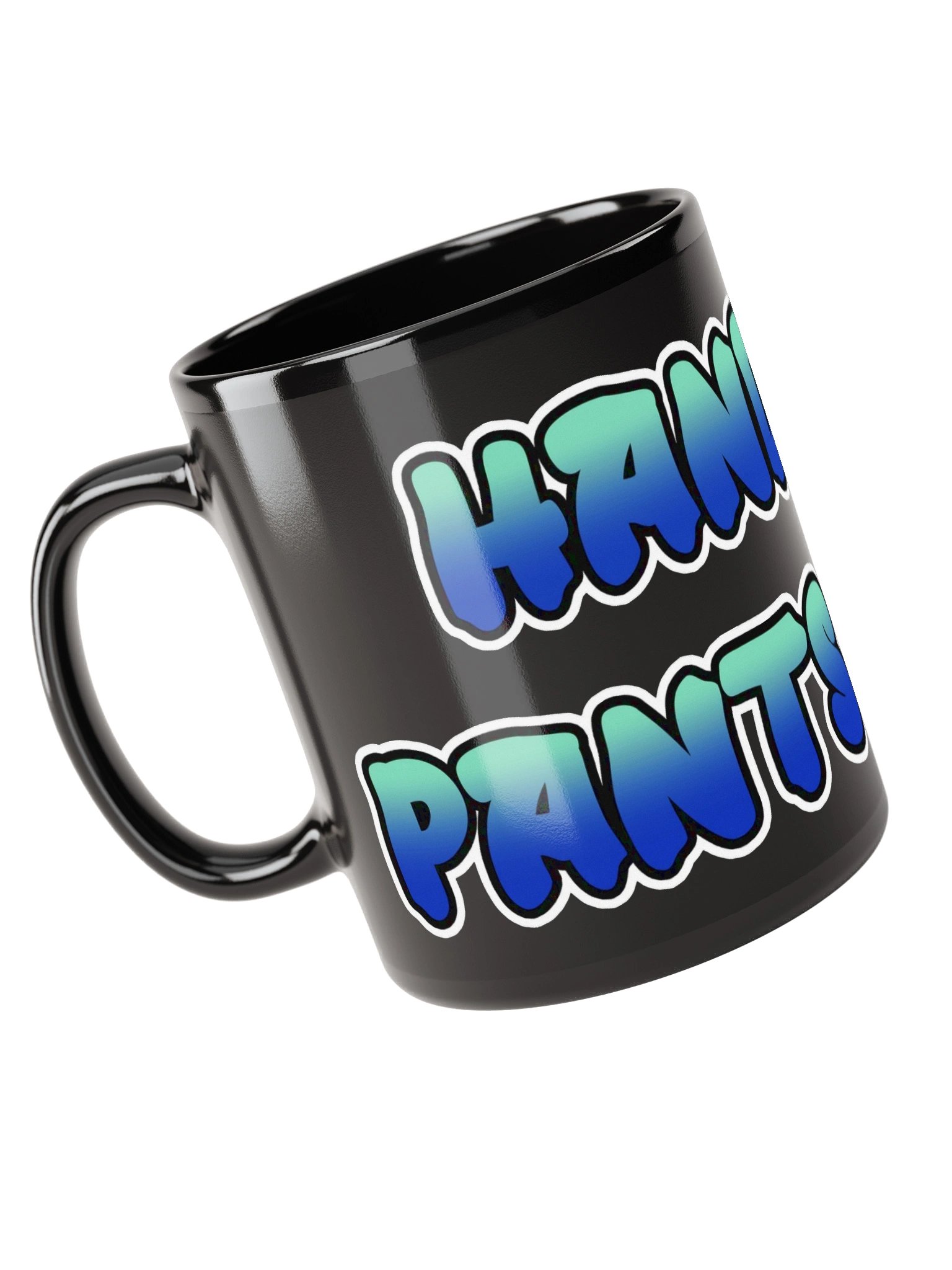 Hands Up Pants Down - Black Glossy Mug product image (3)