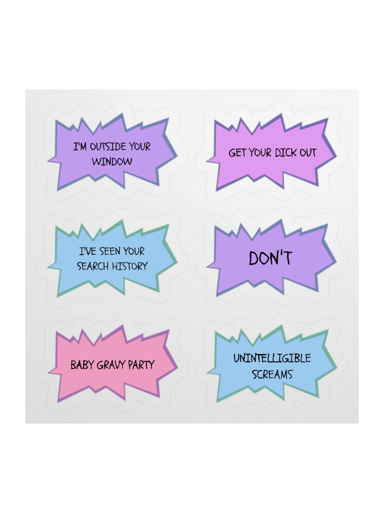 Title Card Sticker Sheet product image (1)
