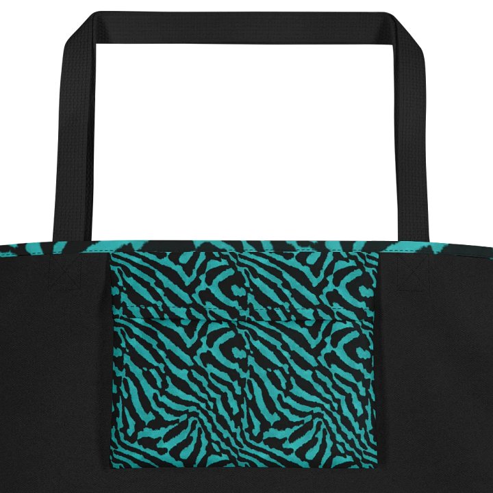 Teal Zebra Bag product image (2)