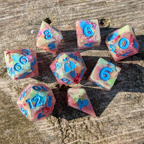 This absolute #dice party is currently up for auction through @arcane_discoveries 🎉 help us raise some money on our quest to ...