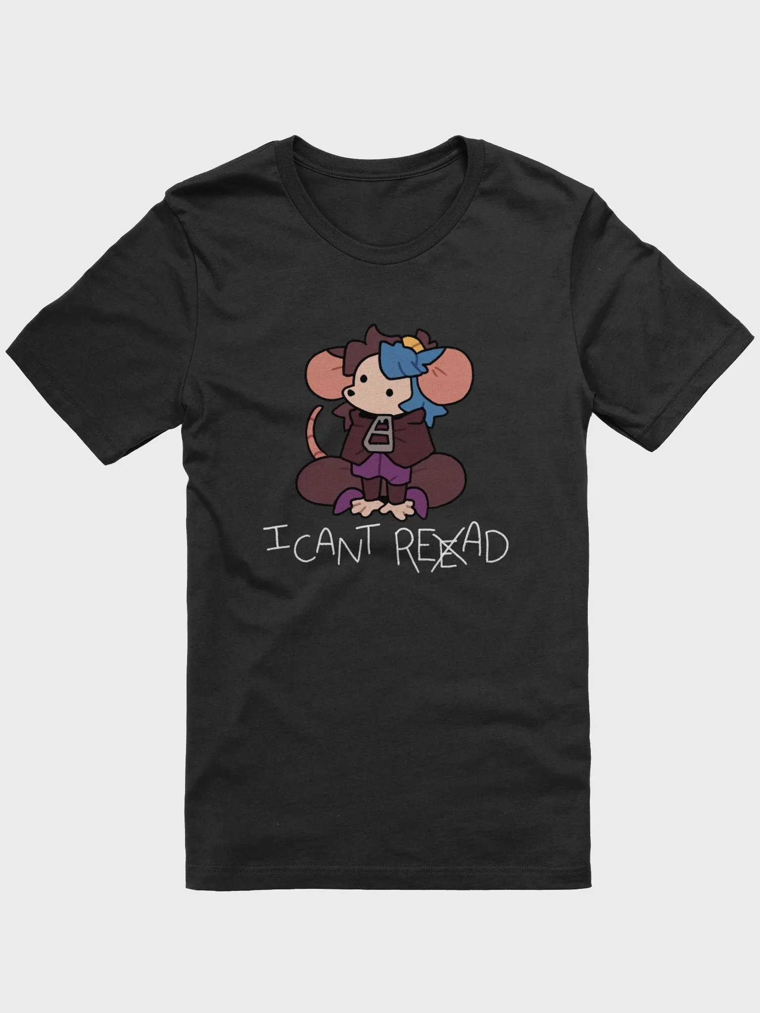 I Can't Read T-Shirt product image (1)