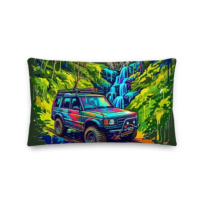 Neon Off-Road Adventure Pillow product image (2)