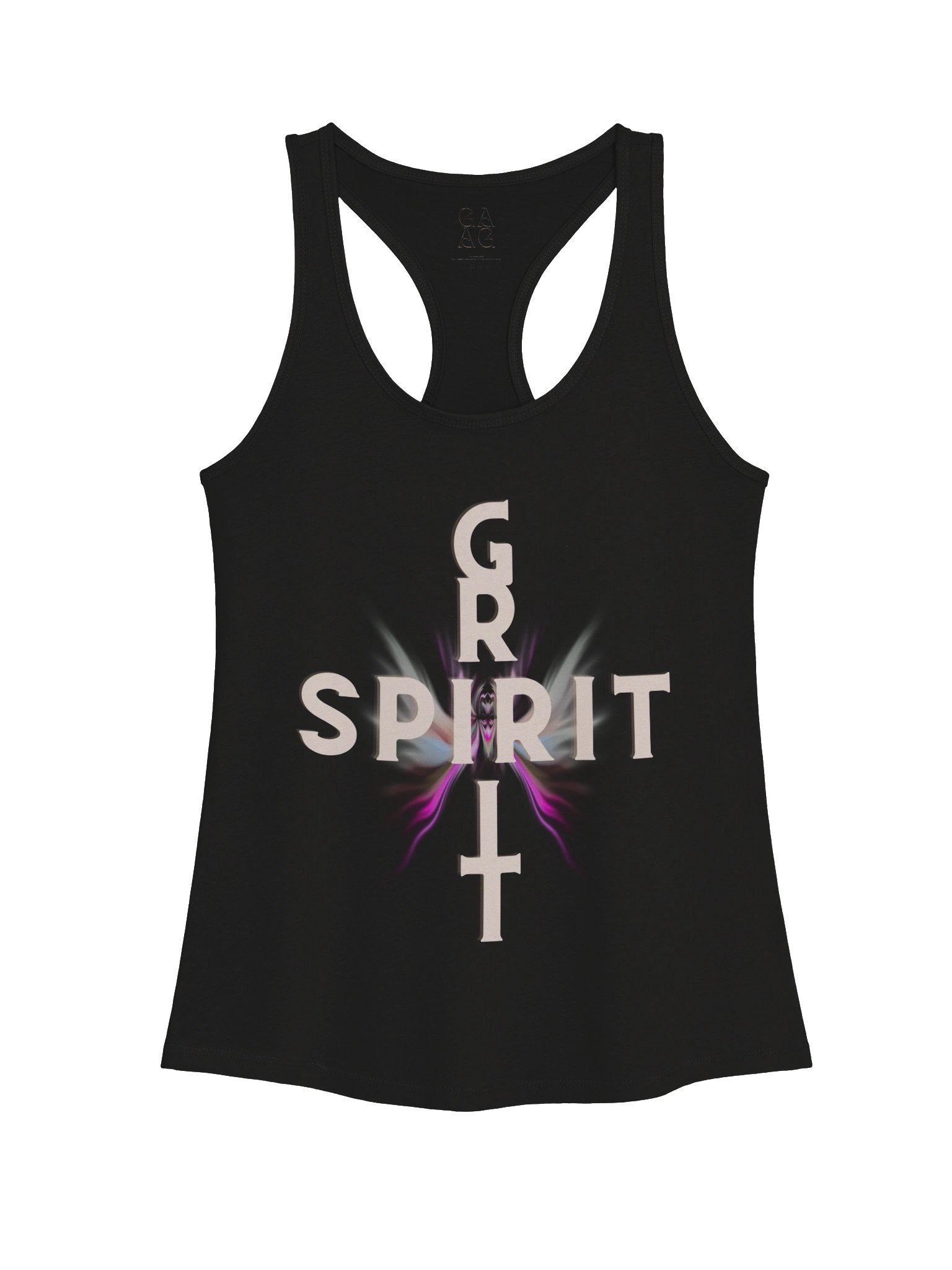 GRIT SPIRIT Butterfly Abstract Racerback Tank product image (2)