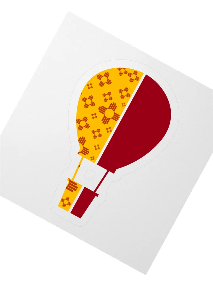 Zia Symbol Hot Air Balloon Kiss Cut Stickers product image (2)