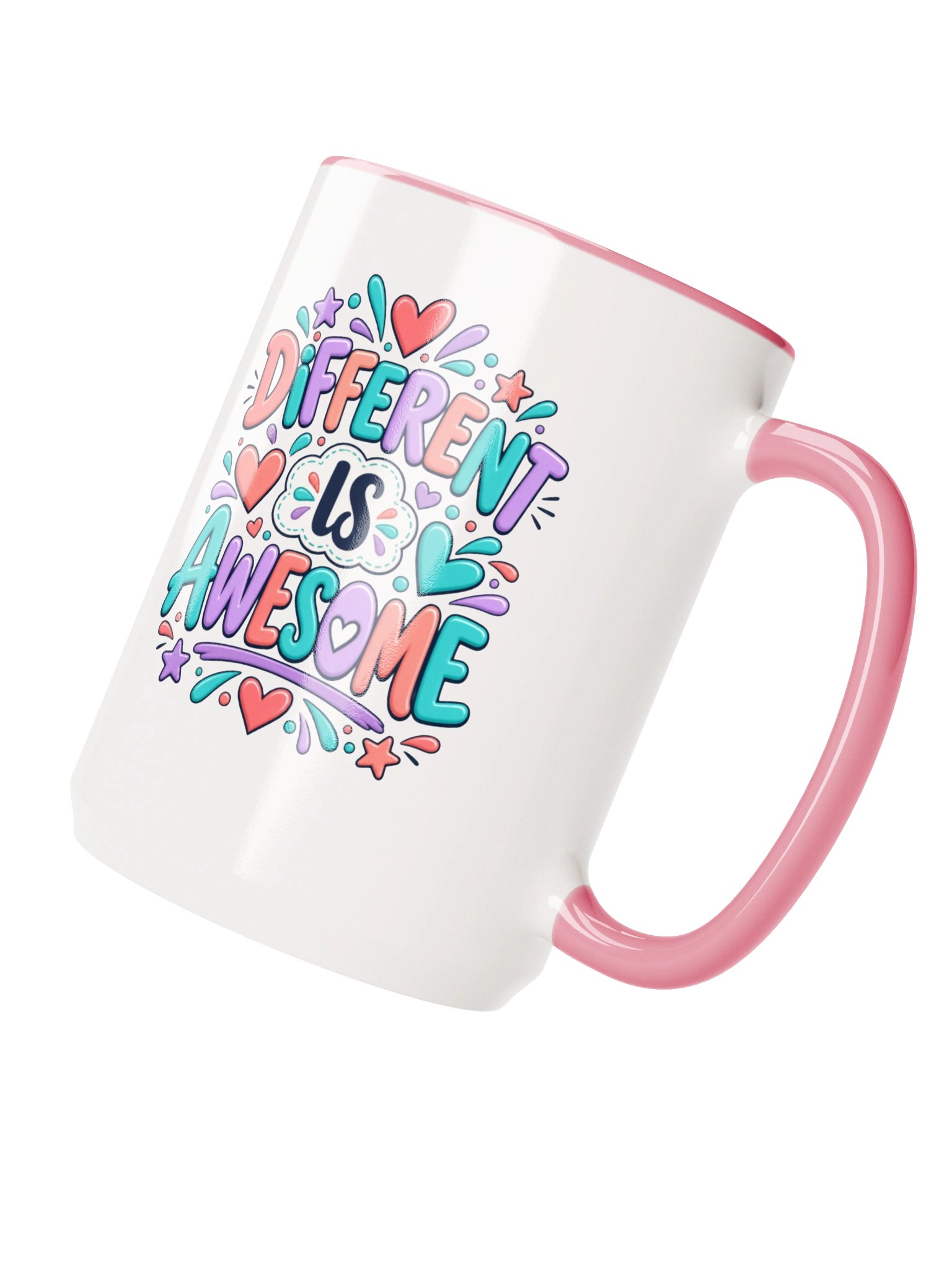 15 oz. Inspirational Mug - Different is Awesome product image (3)