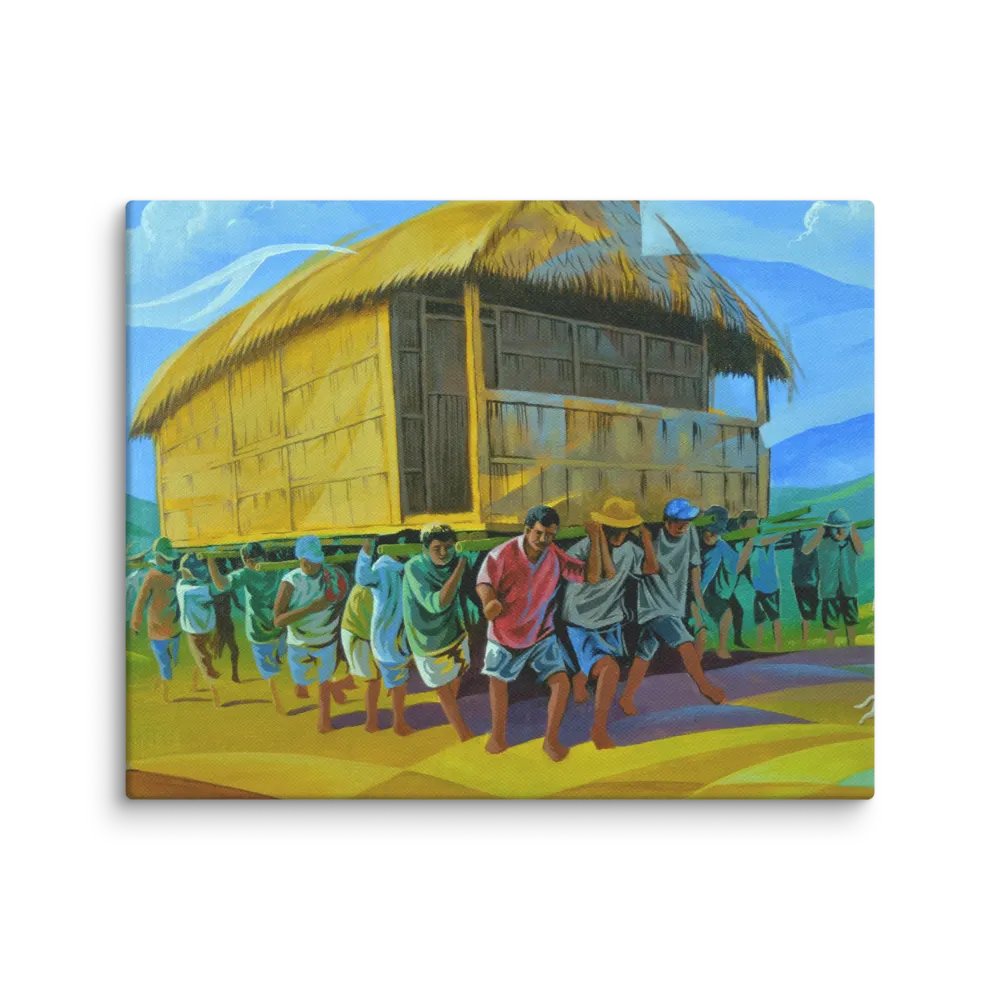 Canvas Print - Bayanihan Painting by JMLisondra product image (9)