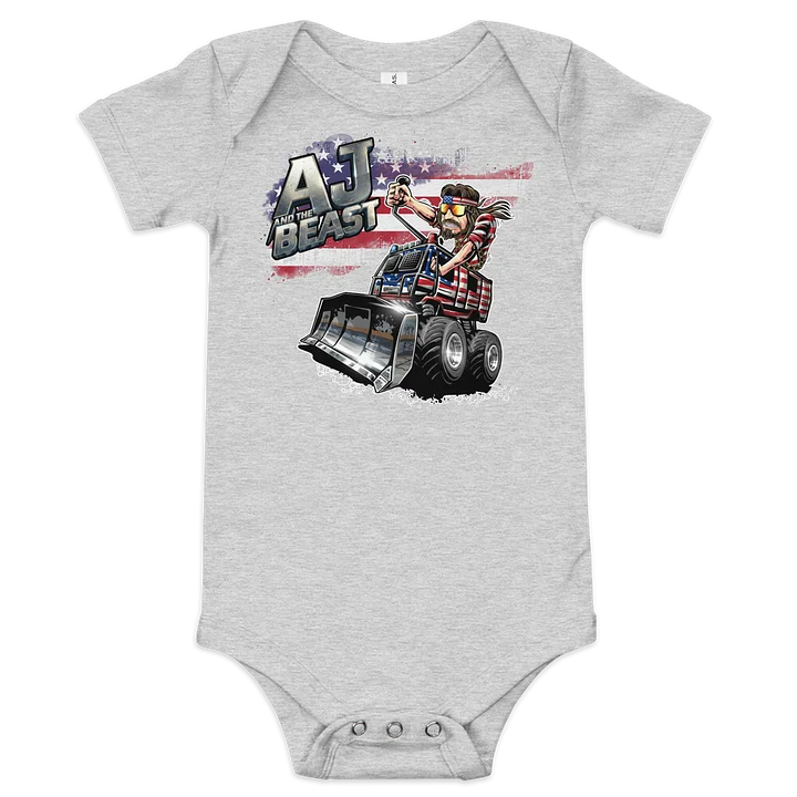 Bella+Canvas Baby Short Sleeve One Piece : AJ and the BEAST USA product image (4)