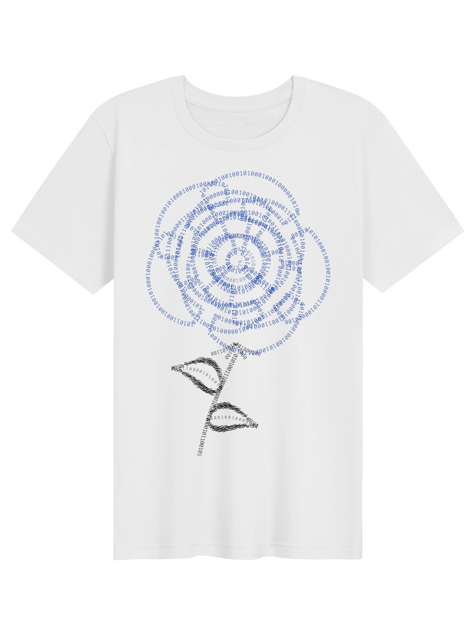 VIDANALYTICA INC Tee - Binary Rose White product image (1)
