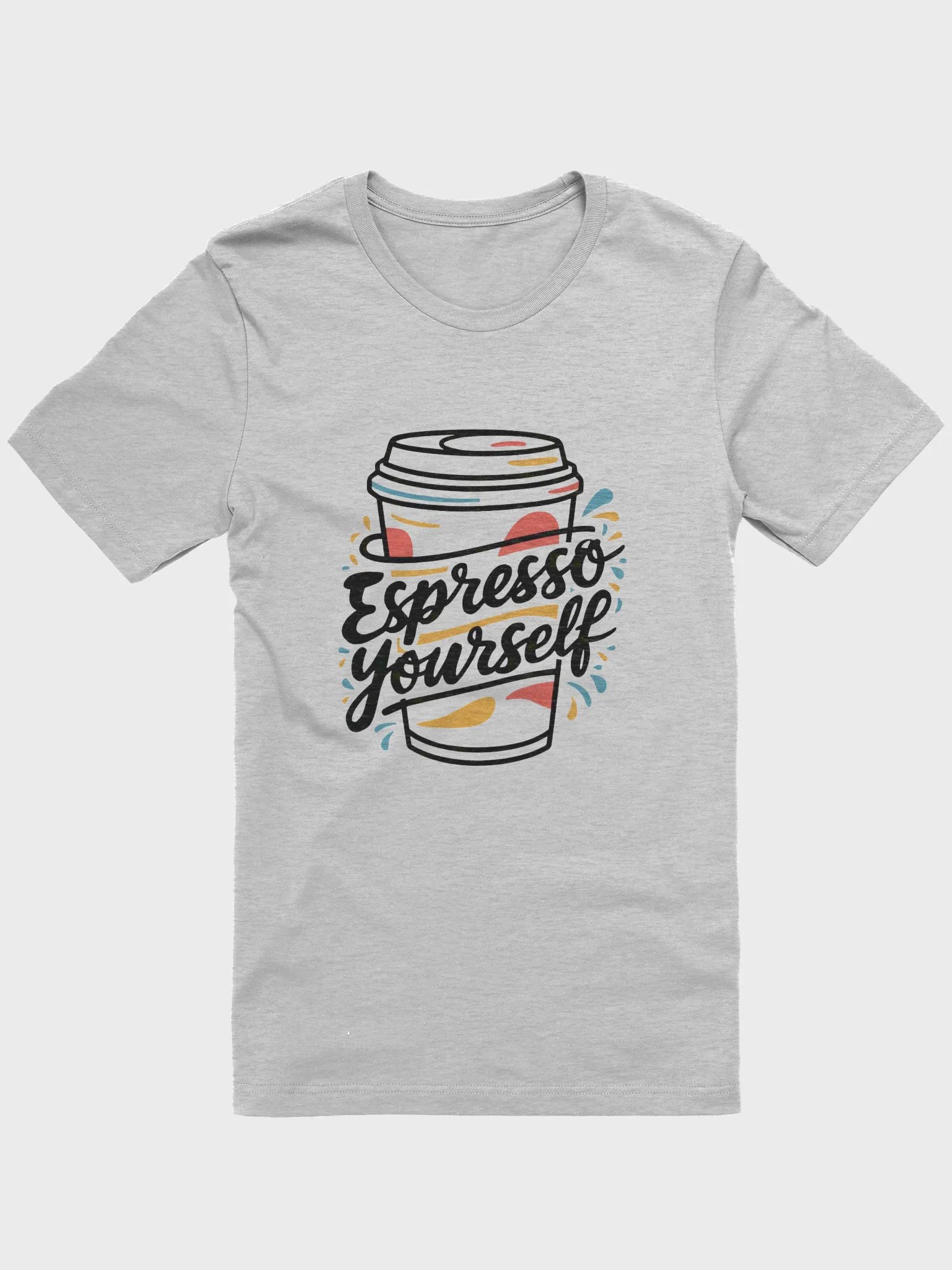 Espresso Yourself T-Shirt - Fun Coffee Lover Design - Perfect Gift for Coffee Enthusiasts product image (2)
