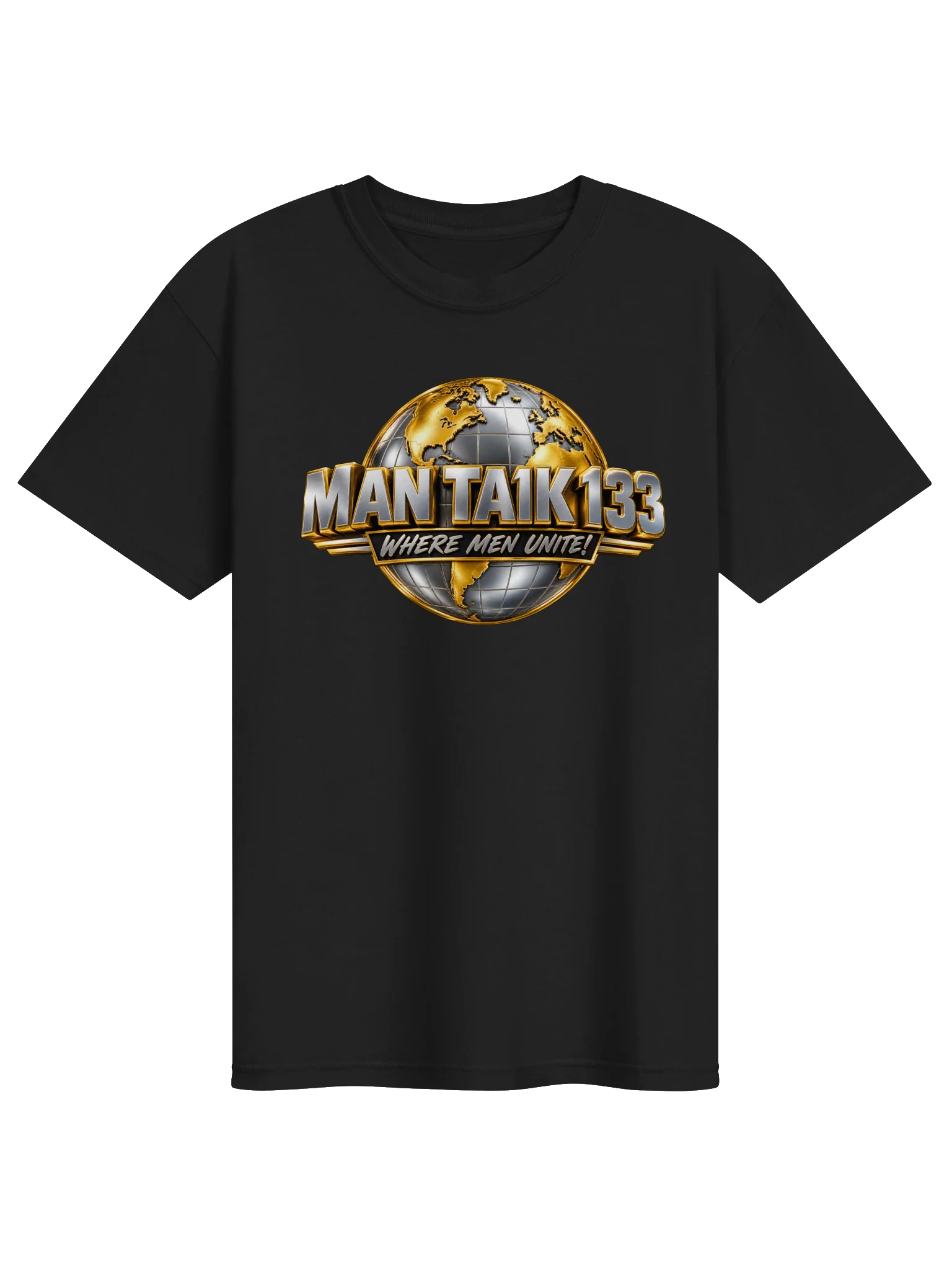 Man Ta1k 133 “Where Men Unite!” Global Brotherhood Premium T-Shirt | Inspirational Streetwear product image (5)