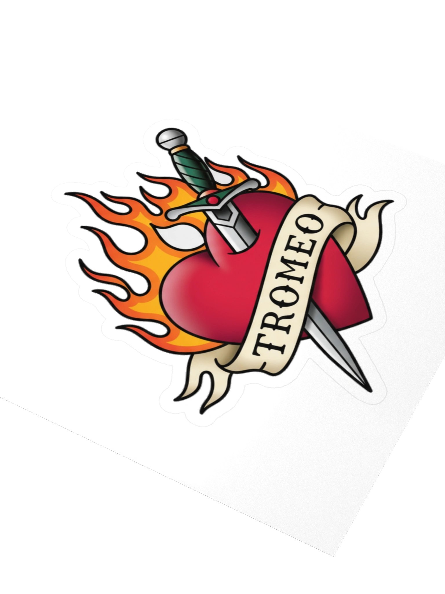 Tromeo Dagger Heart Sticker product image (9)