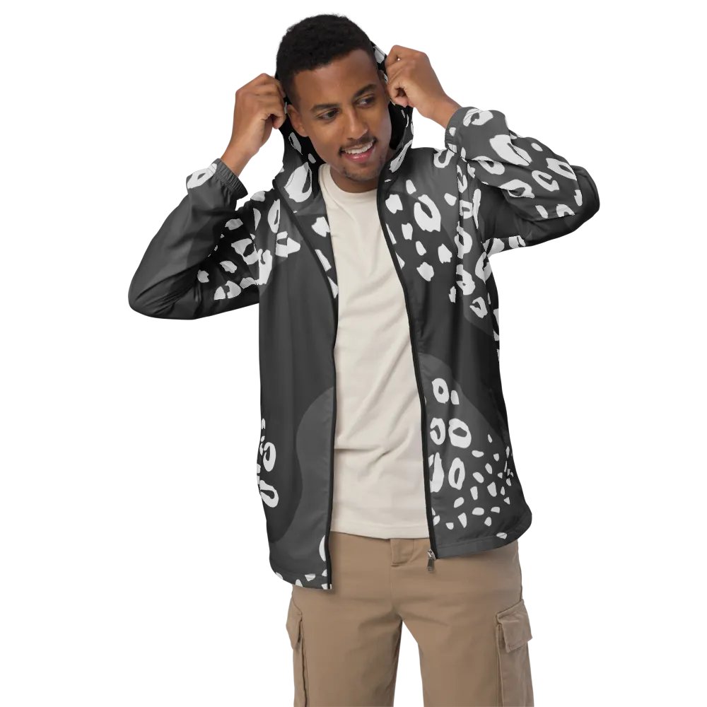 Grey Dynamic Leopard Adventure Windbreaker product image (11)
