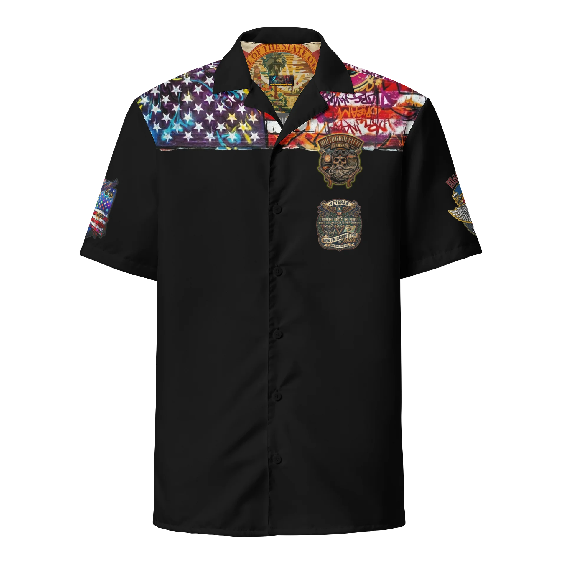 MötoGraffitti Veteran Club Shirt (the 250 yr USA Anniversary vers) product image (1)