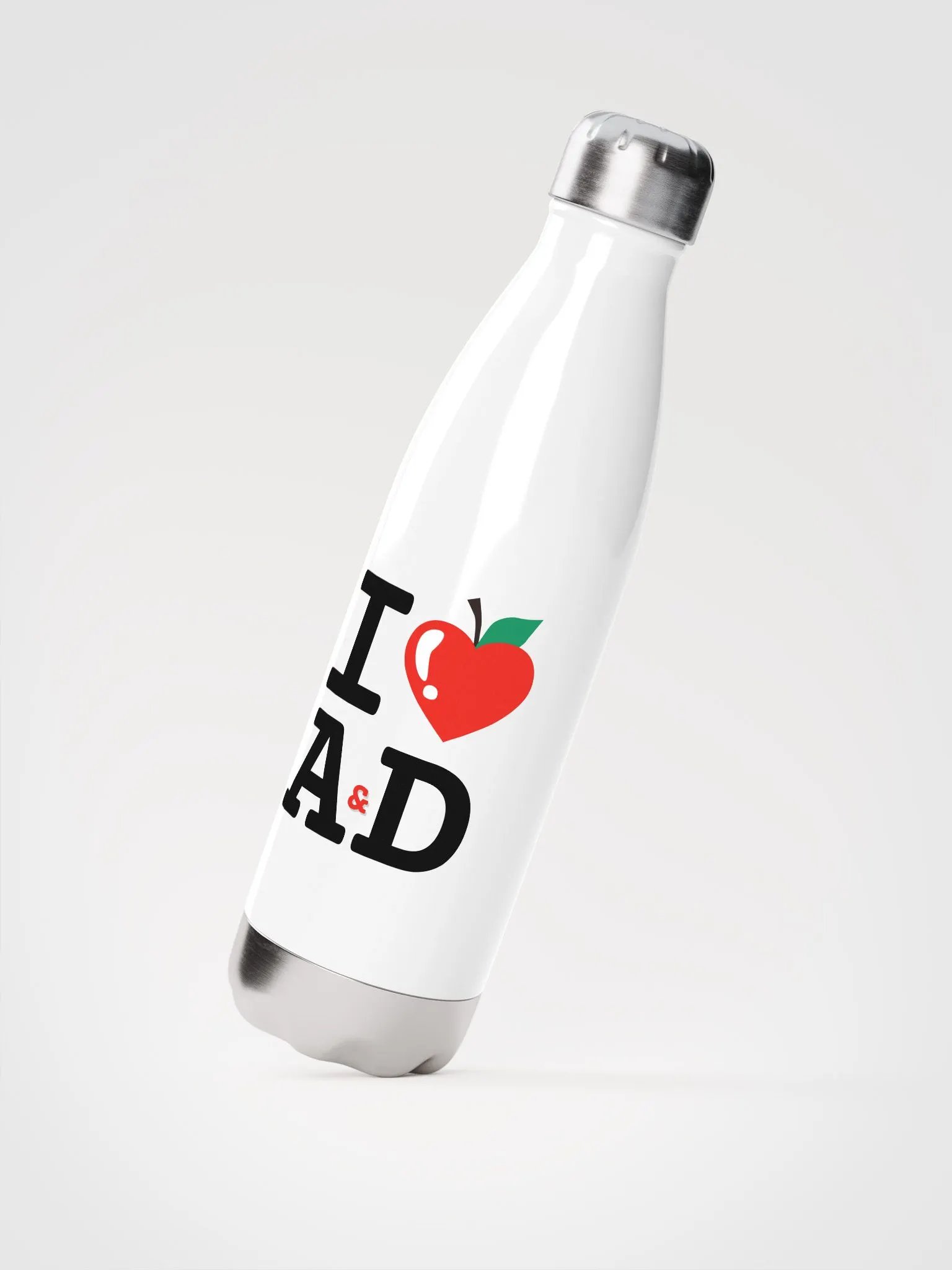 I Heart AD Water Bottle (NY Red) product image (2)