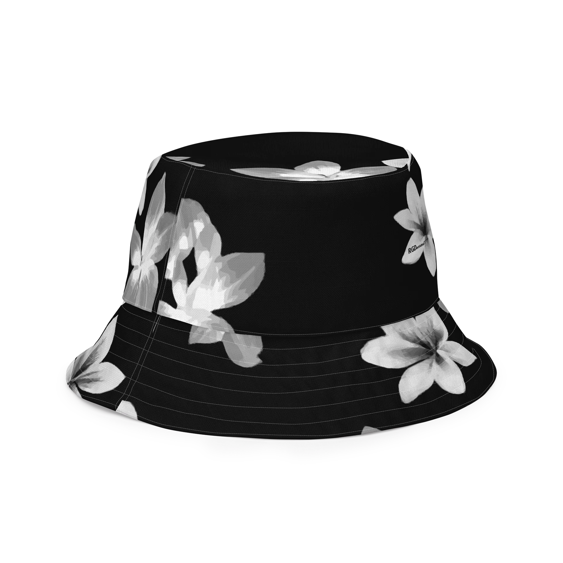 Volcanic Ash - Caribbean Soufriere Flower Print | Reversible Bucket Hat product image (3)