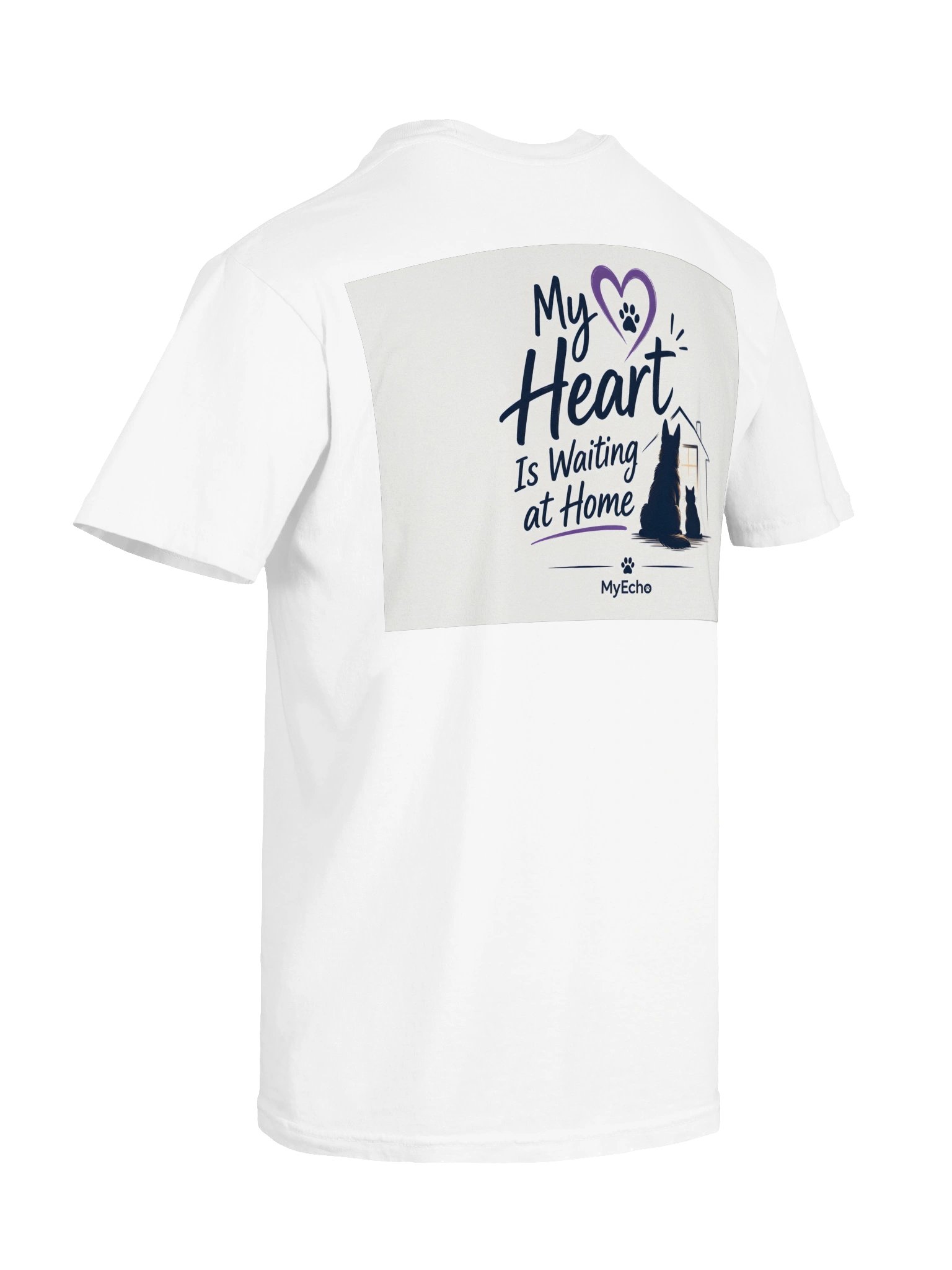 T shirt - my heart is waiting at home product image (8)
