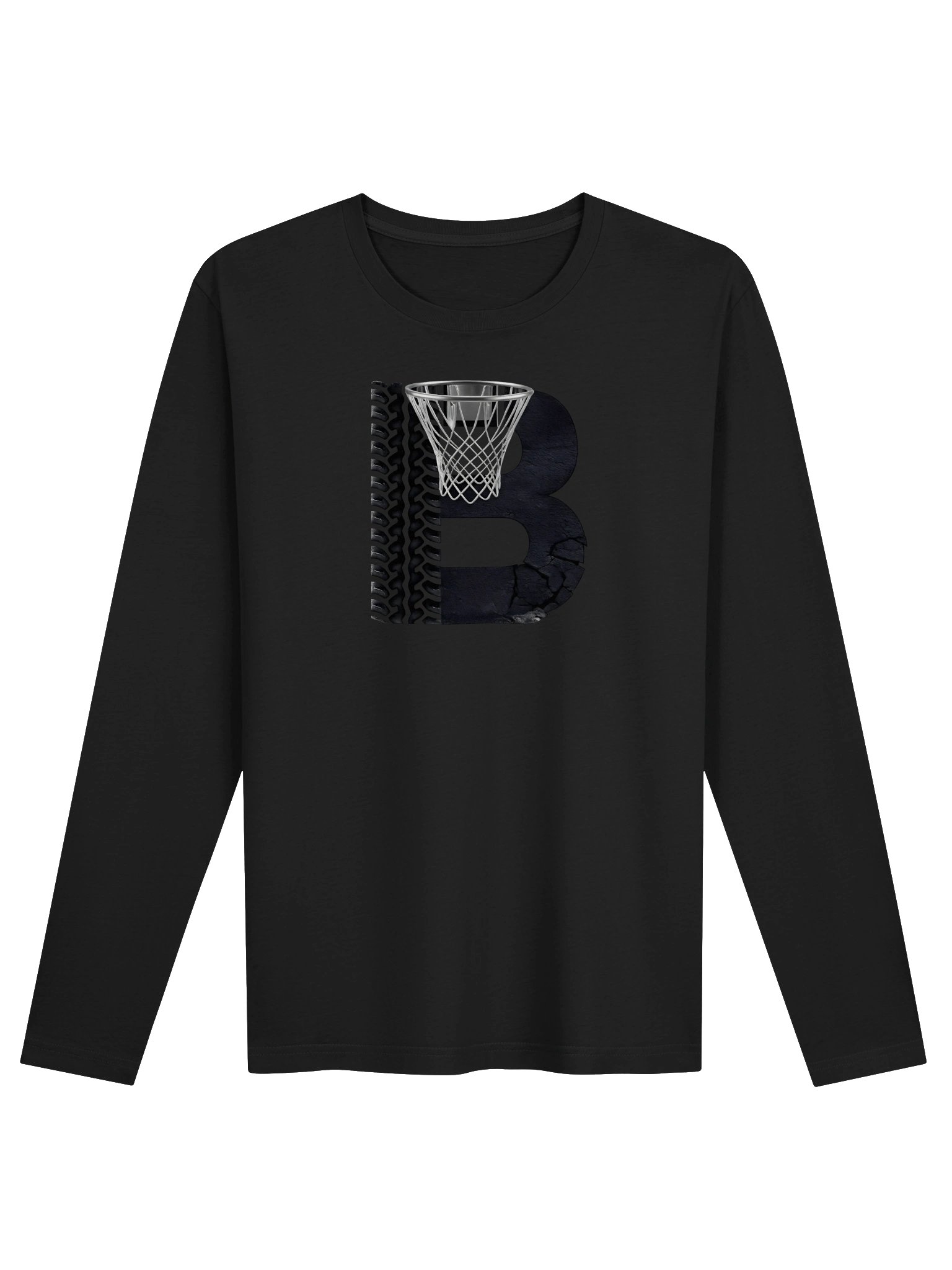 Basketball Letter B Long Sleeve Crew product image (1)
