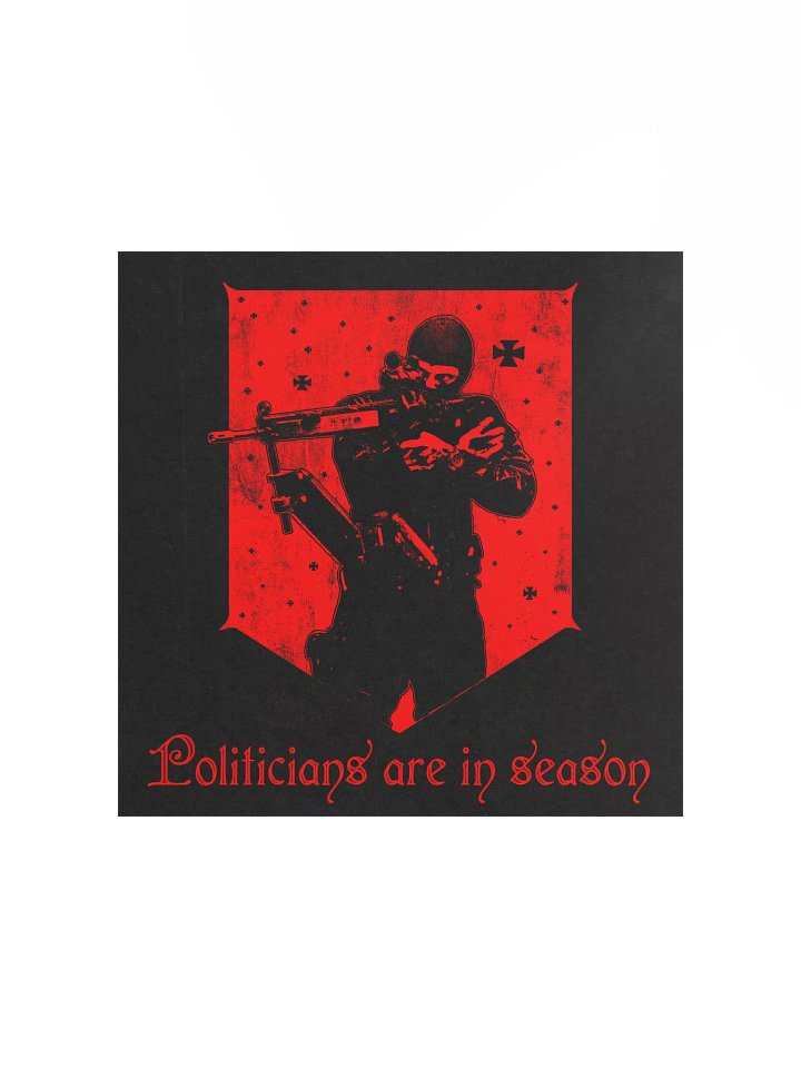 "HUNTING SEASON" POSTER RED product image (3)