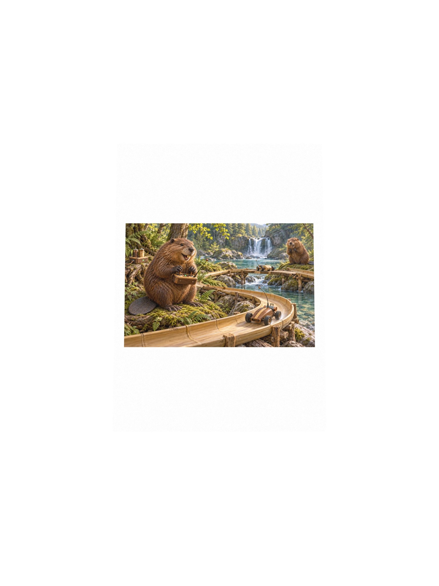 Timber Track Small Art Print product image (4)