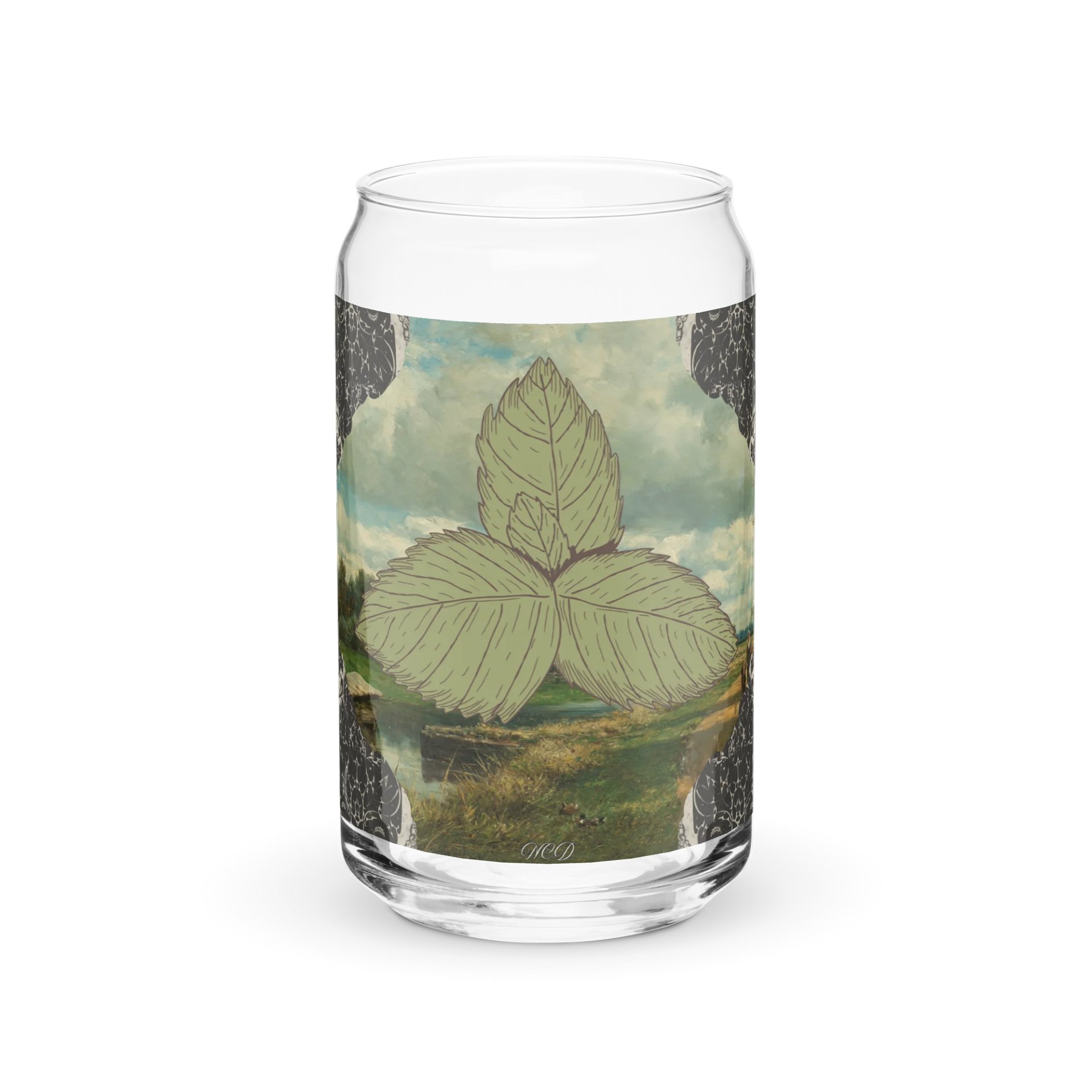 🍃 Verdant Elegance – Green Leaf Cup – Bon Appétit By NCD product image (1)