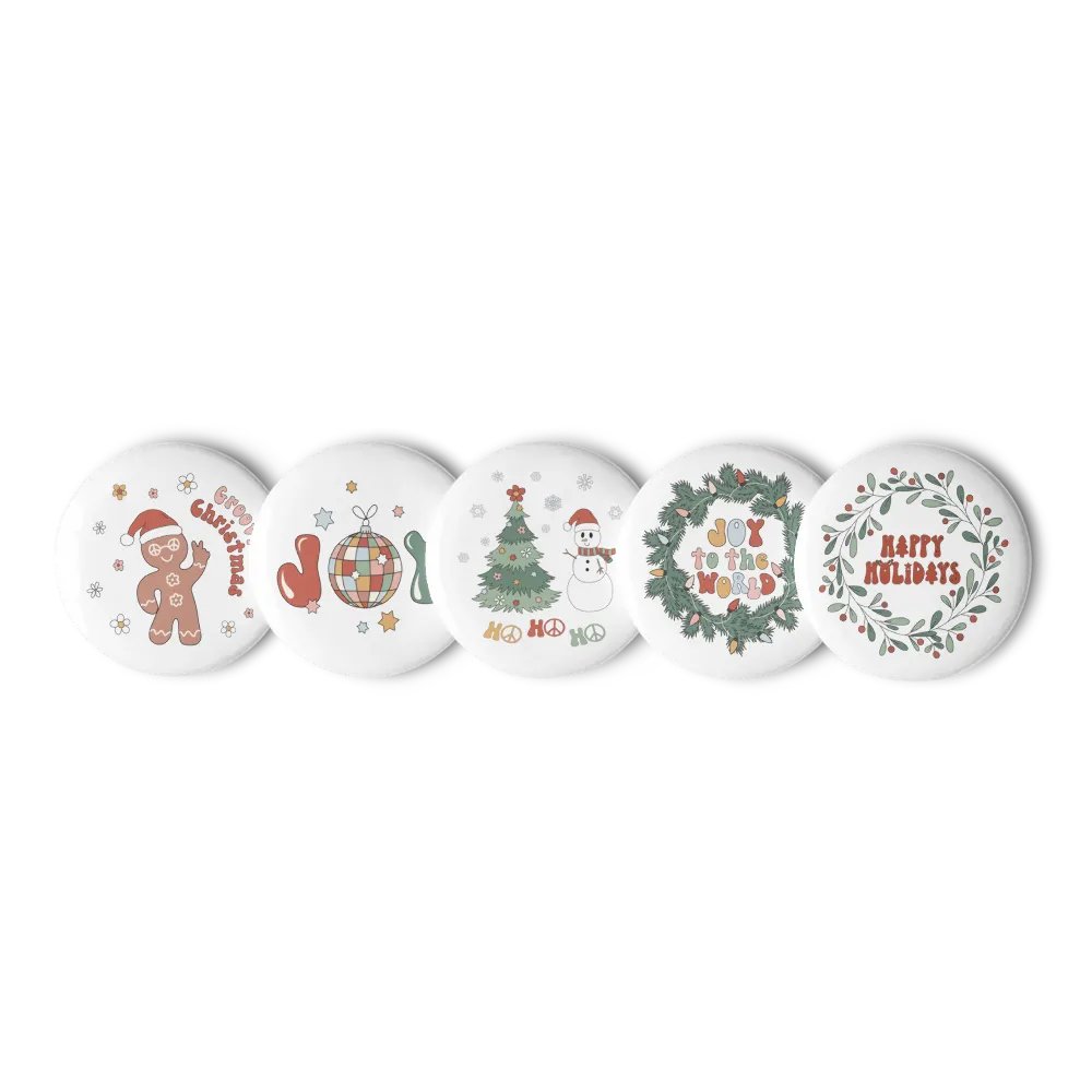 Groovy Christmas Buttons product image (1)