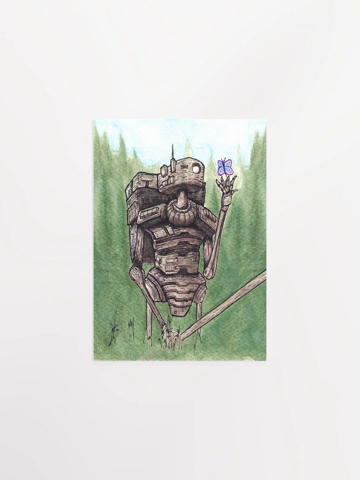 Robot Butterfly Print product image (1)