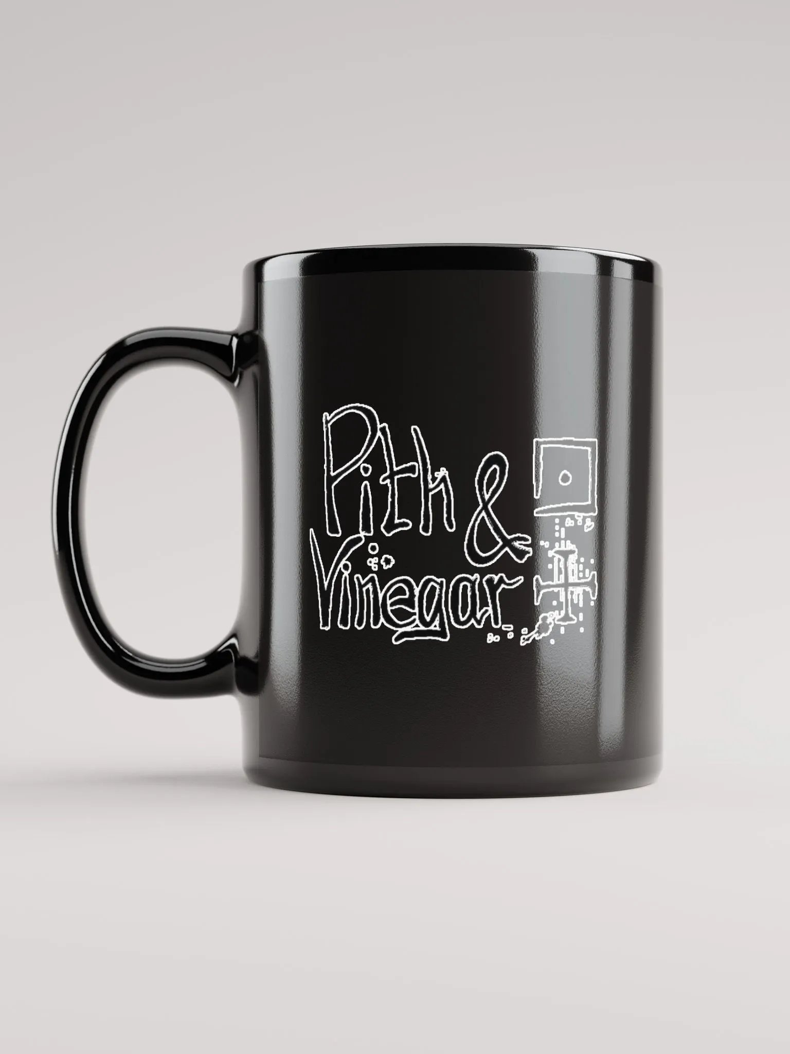 Maltese cross and skull cup product image (12)