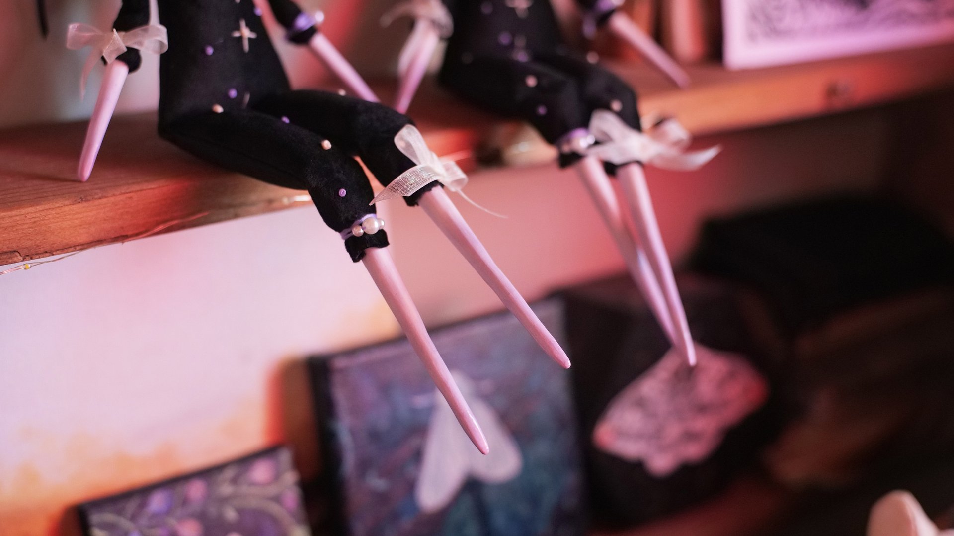 Celestial Moon Art Doll | Luna Noontide | Clay cast limbs & soft body design product image (6)
