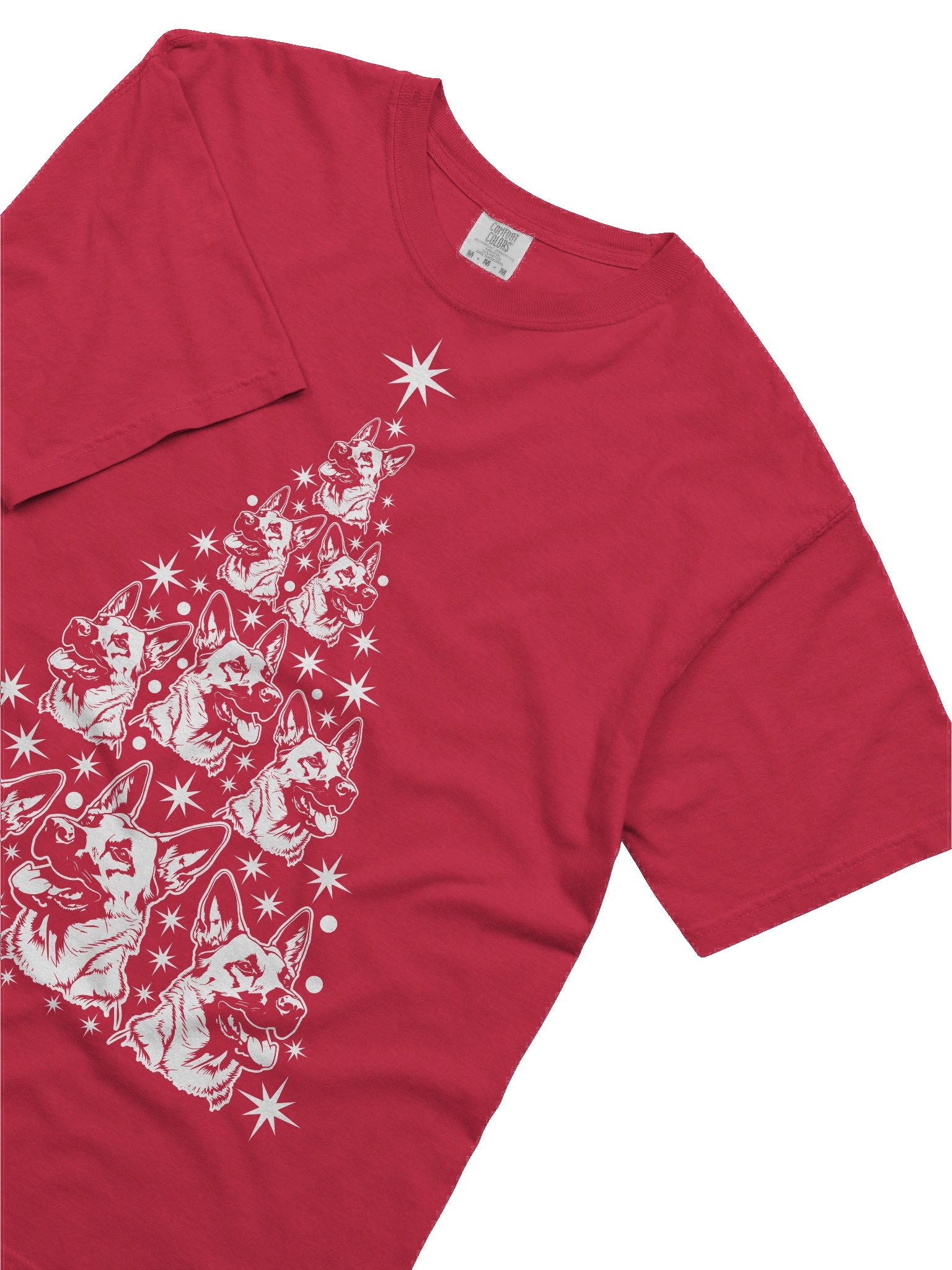 Belgian Malinois Christmas Tree T-Shirt product image (7)