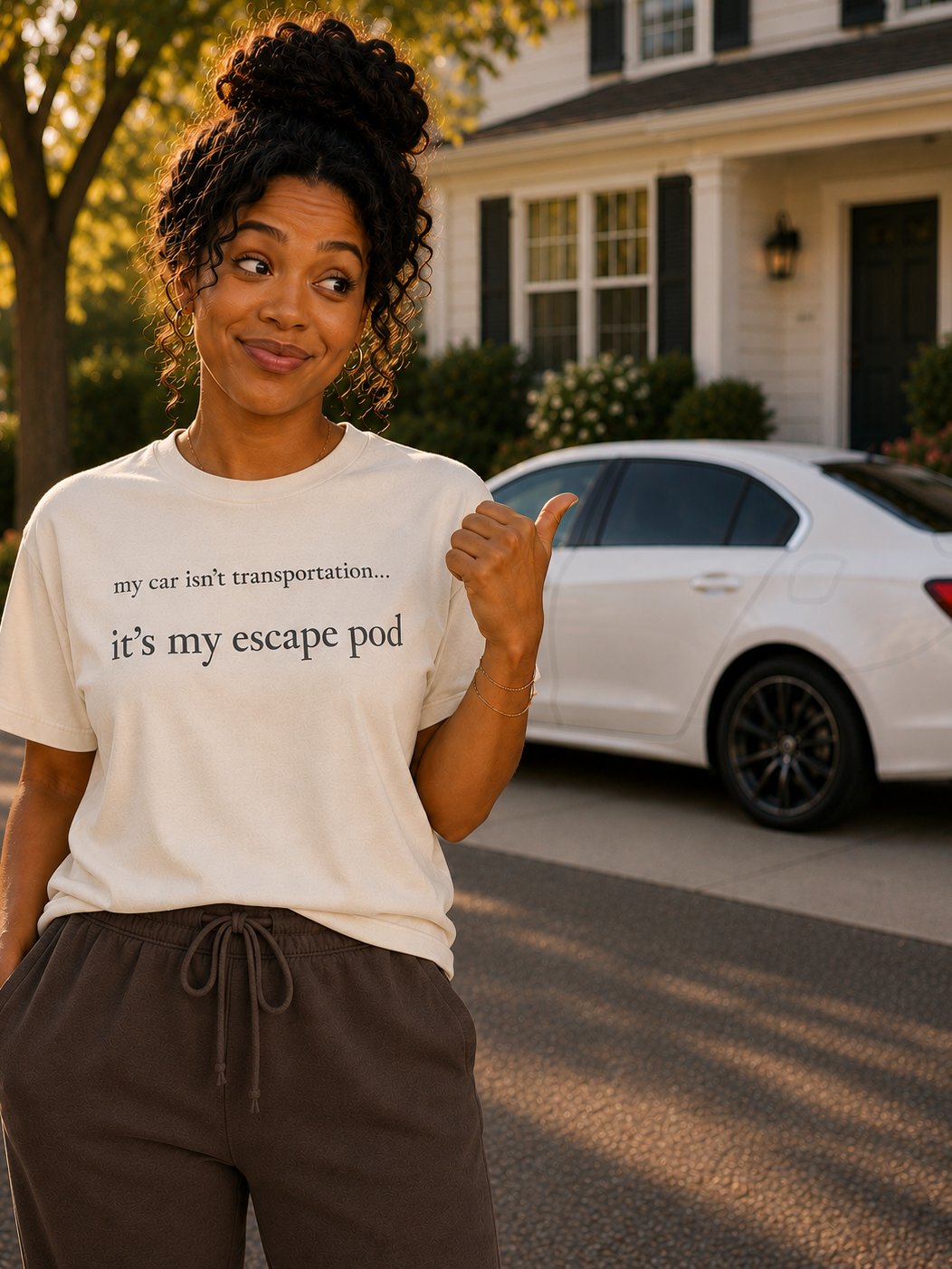 Escape Pod Tee (Ivory) product image (2)