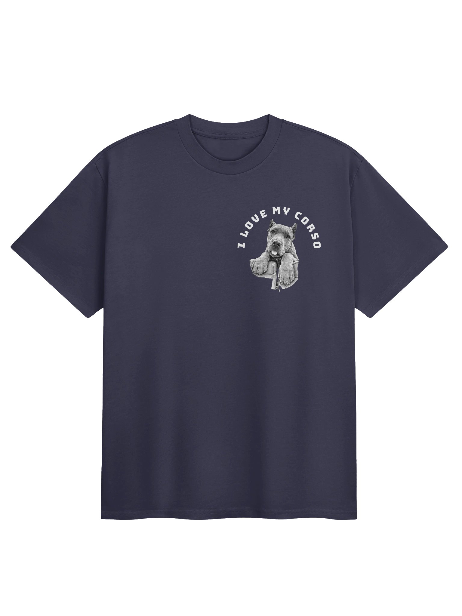 I Love My Corso Heavyweight T-shirt product image (1)