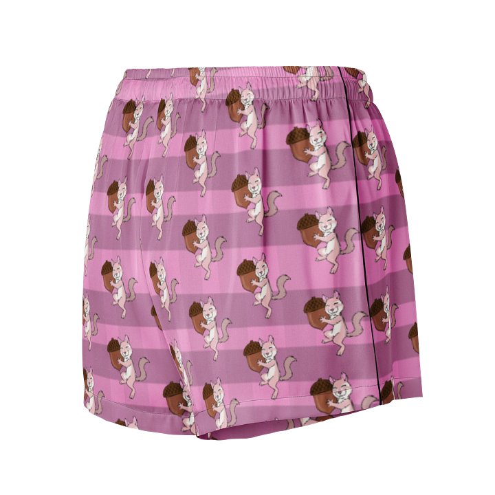 "Cheerful Chipmunk" Pattern - Women's Pajama Shorts product image (2)