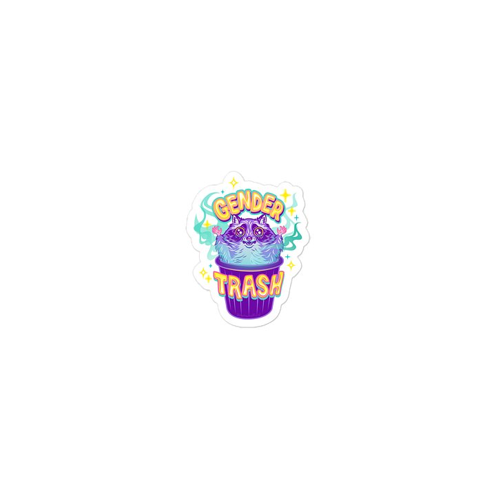 Gender Trash Die-Cut Sticker product image (2)