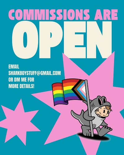 Because of my circumstances, I'm opening my commissions for the foreseeable future!

PRICING: (Sliding scale for members of t...