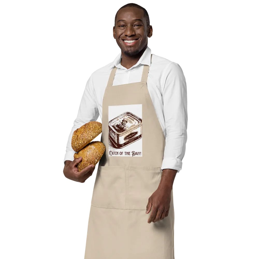 Catch of the Day - Fishing Inspired Design – Organic Cotton Apron product image (11)