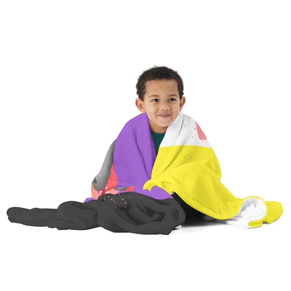 Nonbinary Pride Fox Blanket (2023) product image (12)