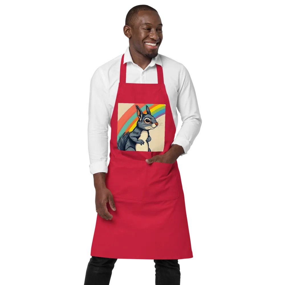 Rainbow Squirrel Organic Apron product image (1)