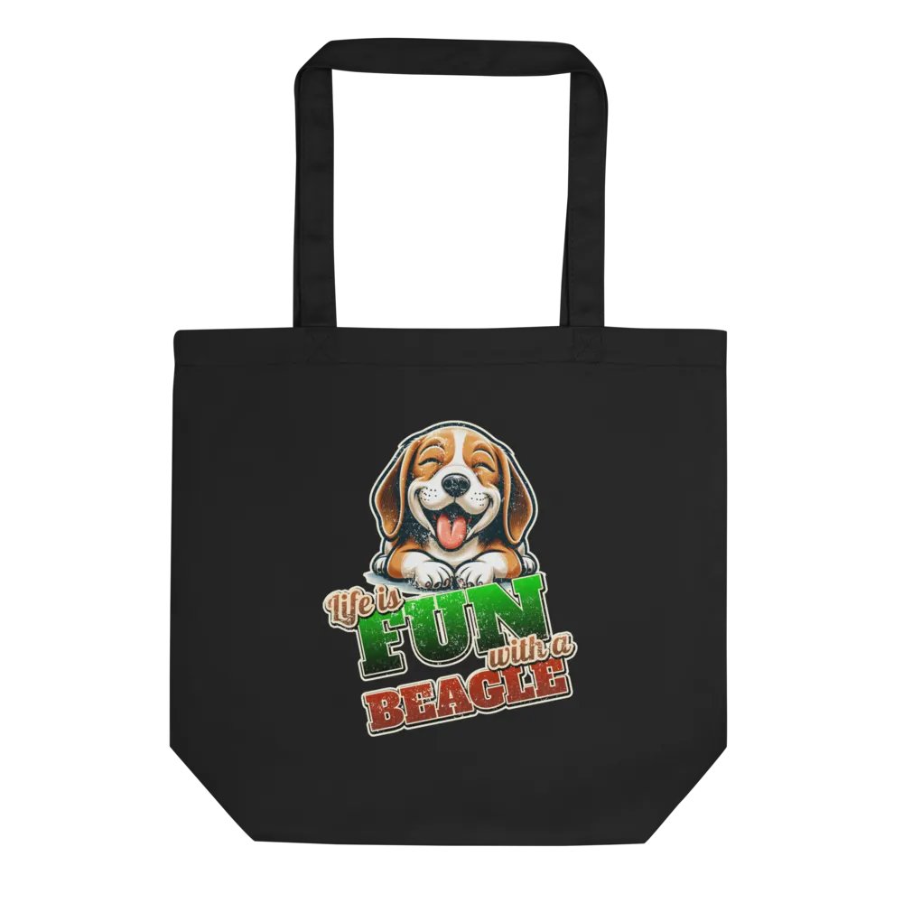 Fun Beagle Eco Tote Bag product image (1)
